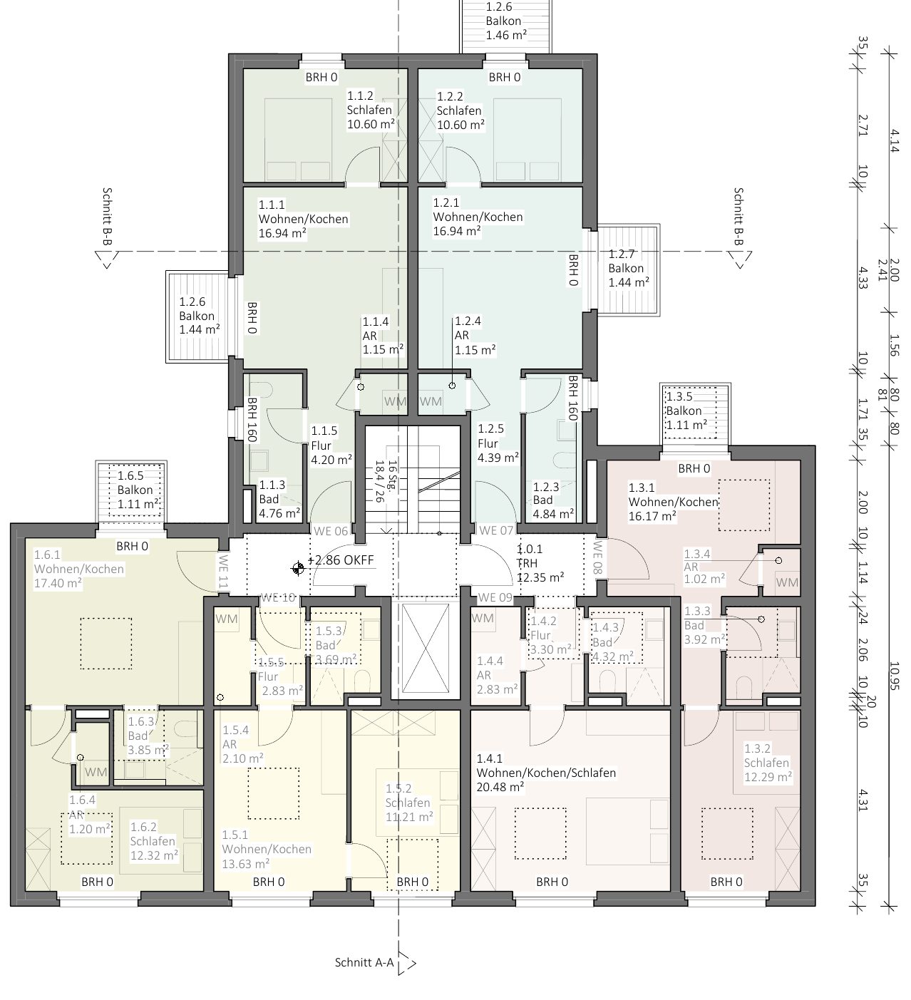 Grundriss 1. Obergeschoss