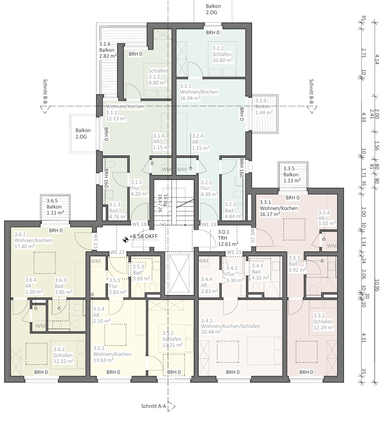 Grundriss 3. Obergeschoss